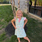 Sage Blossom Camo Dress