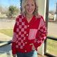 Sweetheart Check Cardigan