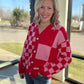 Sweetheart Check Cardigan