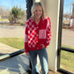 Sweetheart Check Cardigan