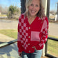 Sweetheart Check Cardigan