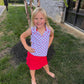 All Star Red Skort