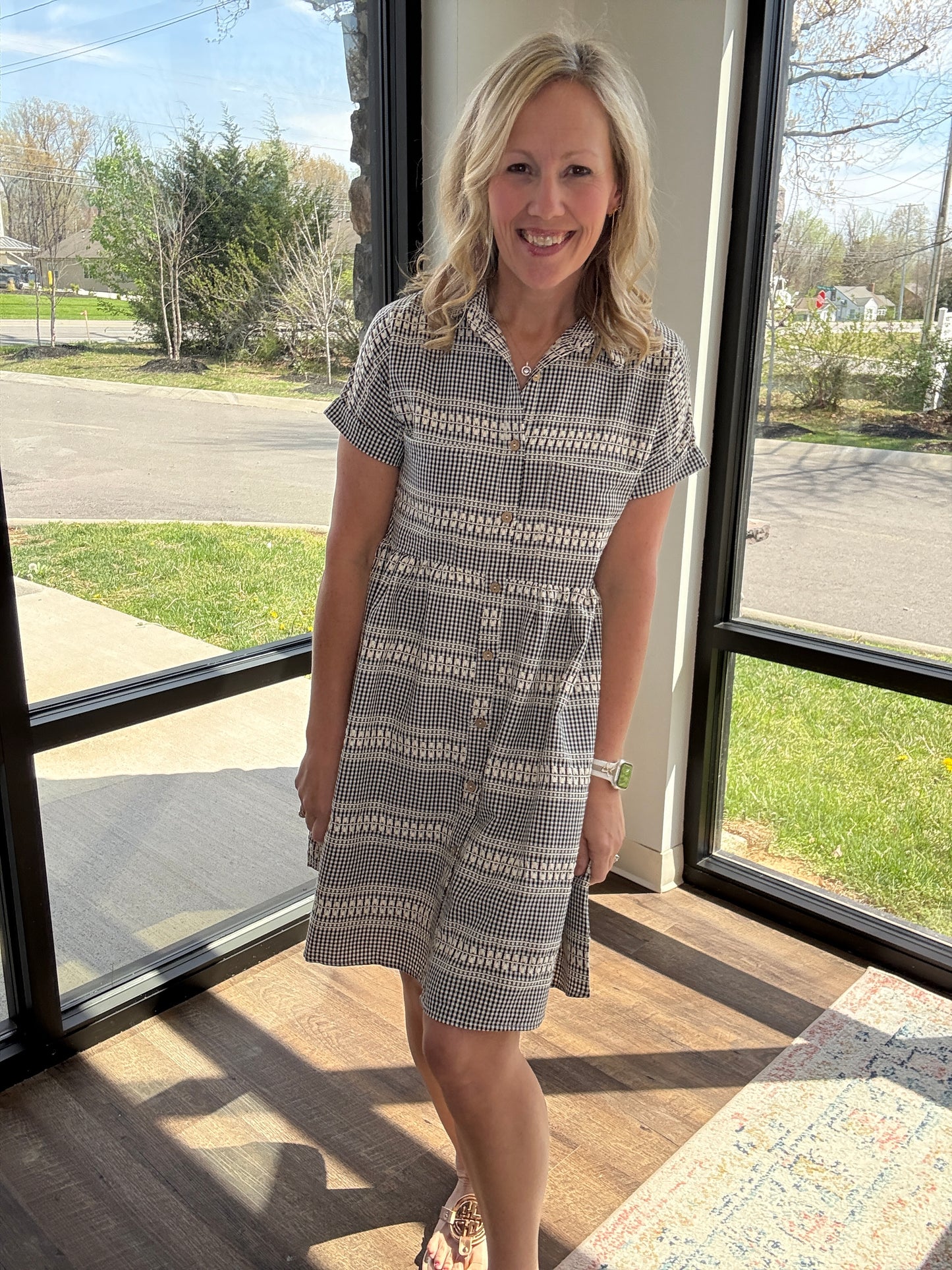 The Gingham Check Dress