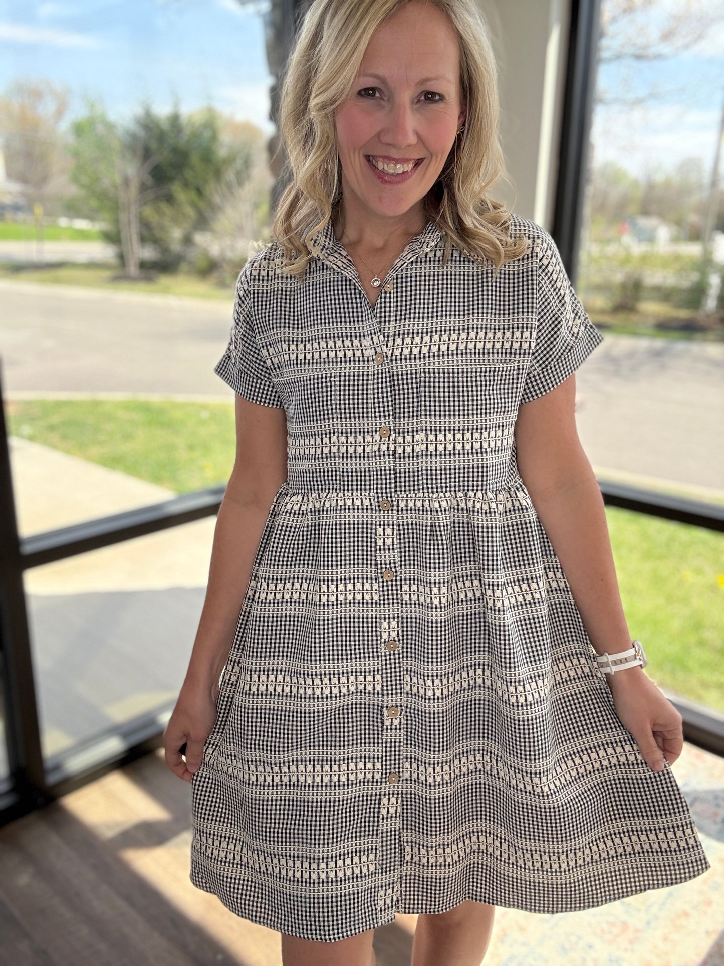 The Gingham Check Dress