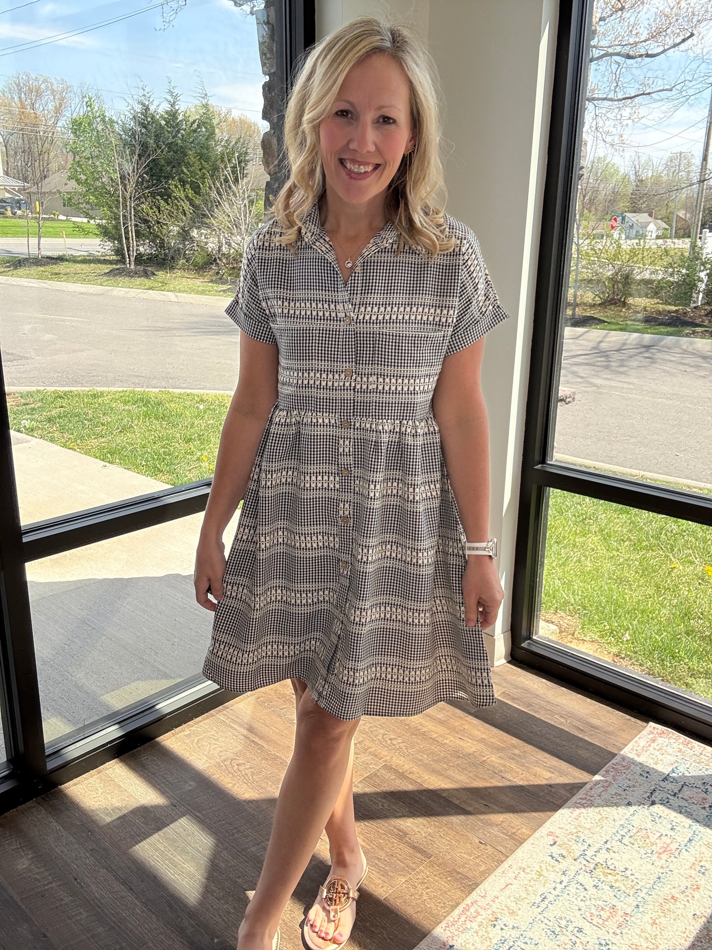 The Gingham Check Dress