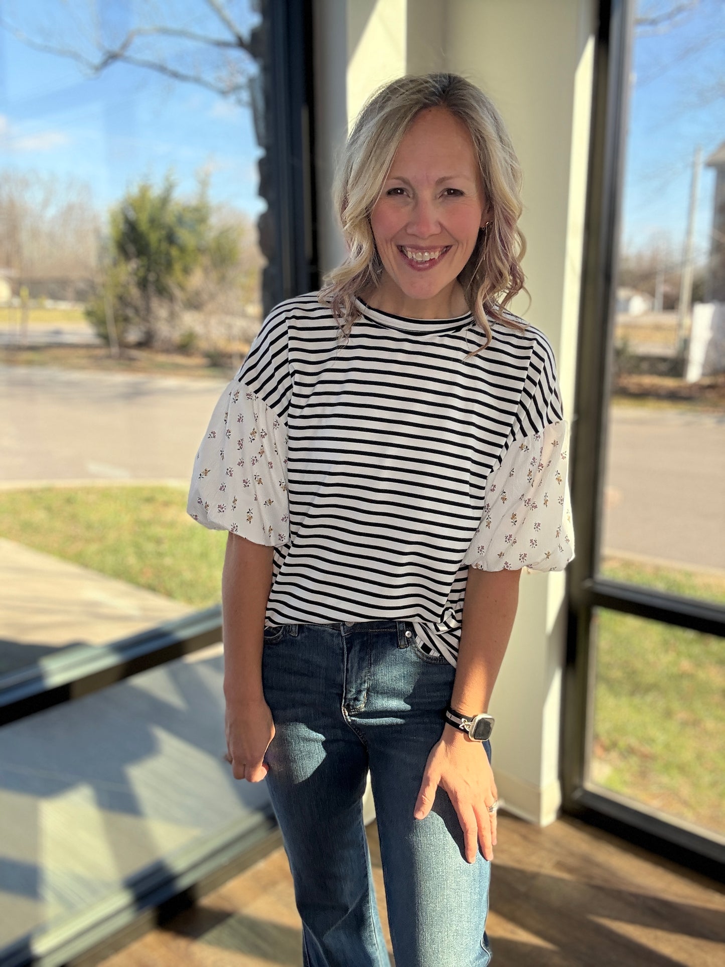 Spring Patchwork Top