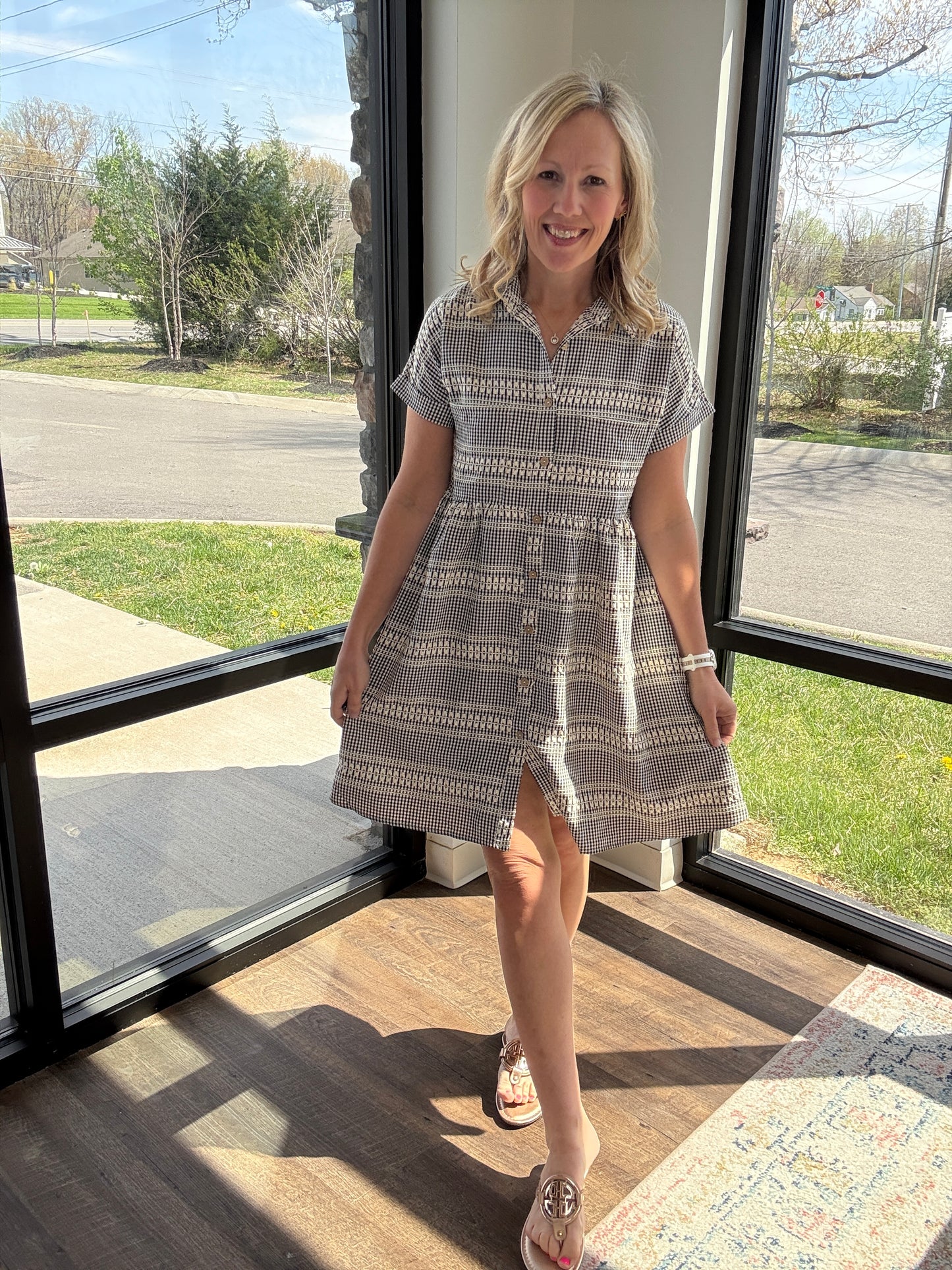The Gingham Check Dress