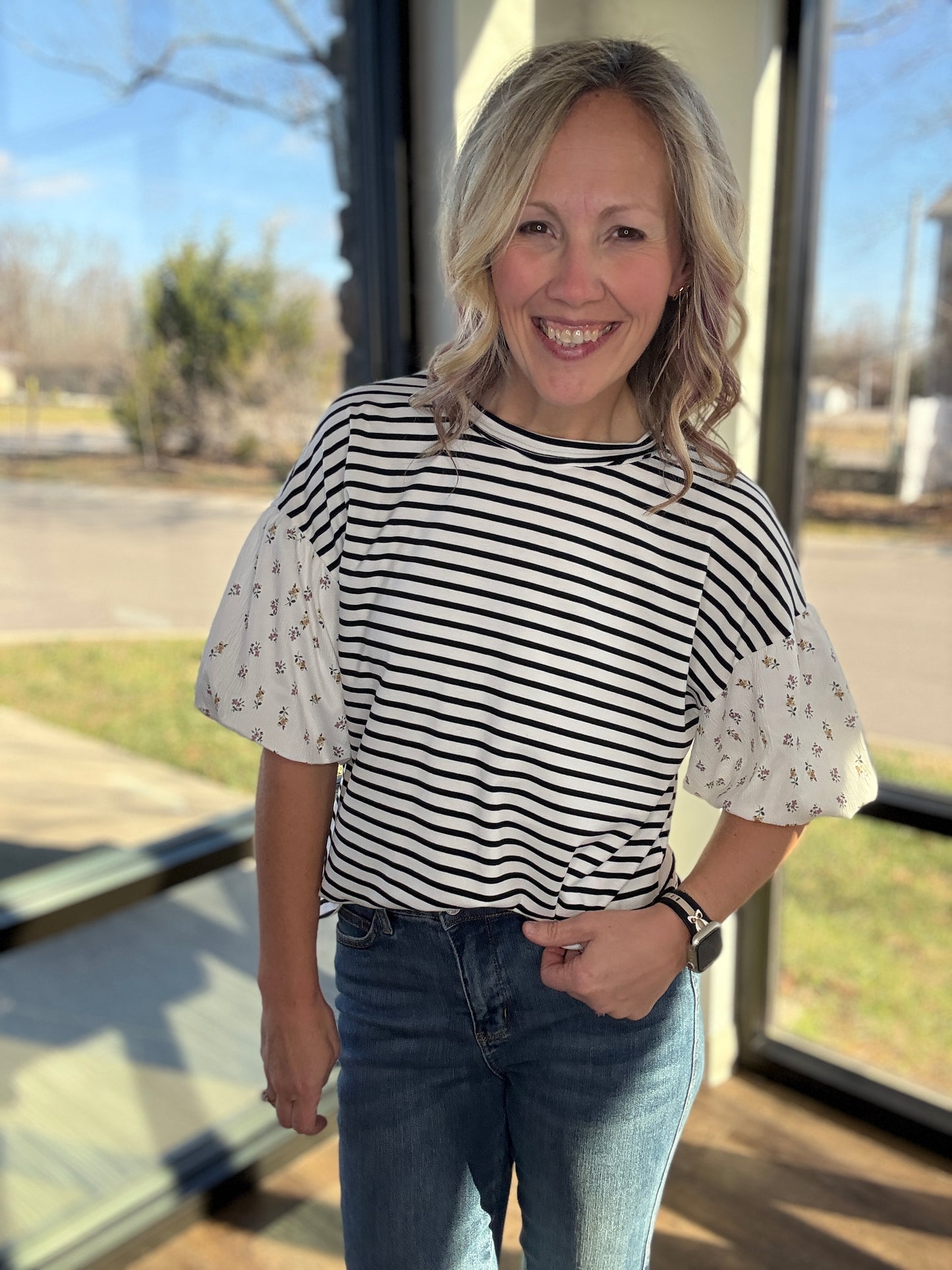 Spring Patchwork Top