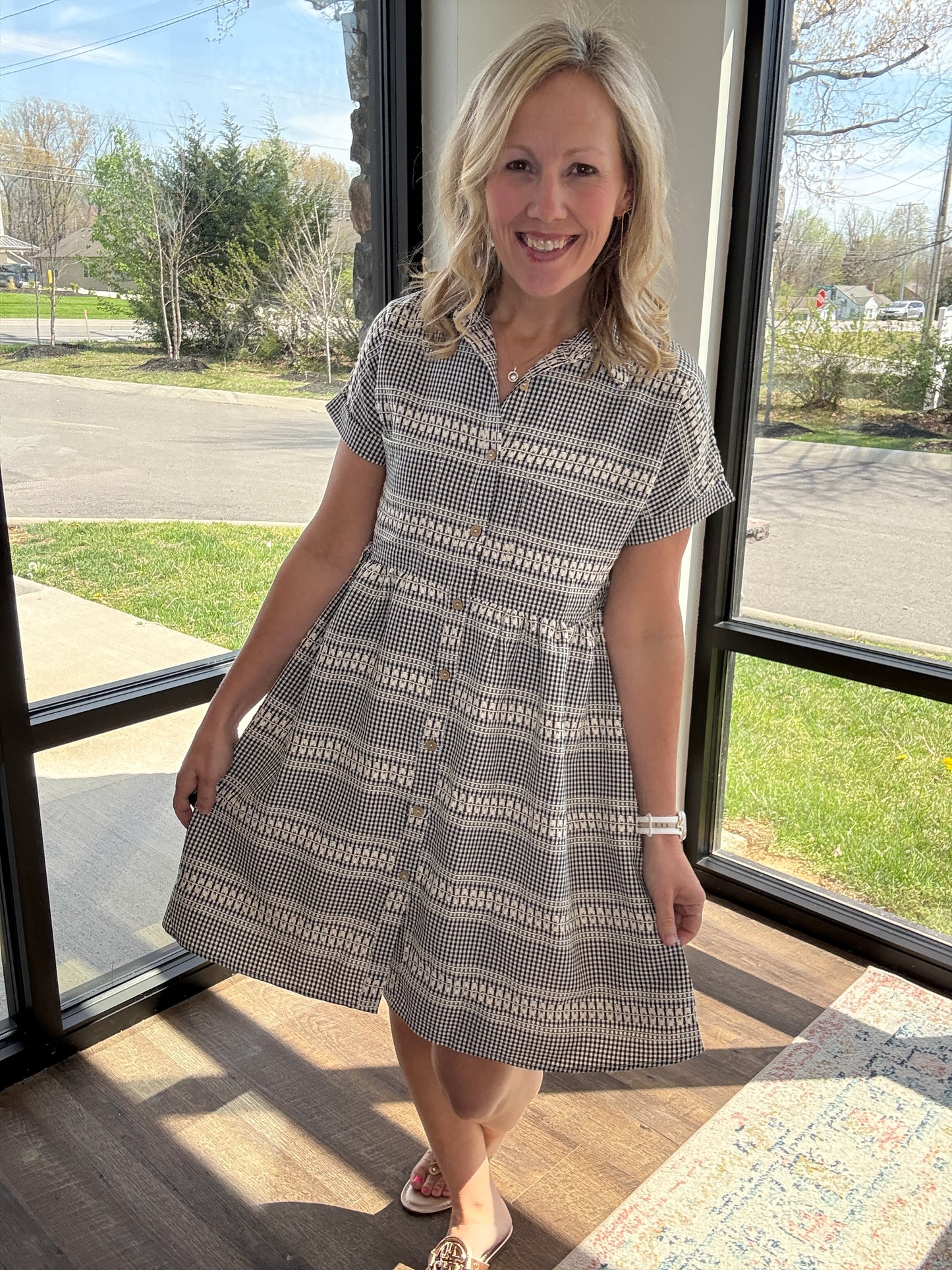 The Gingham Check Dress