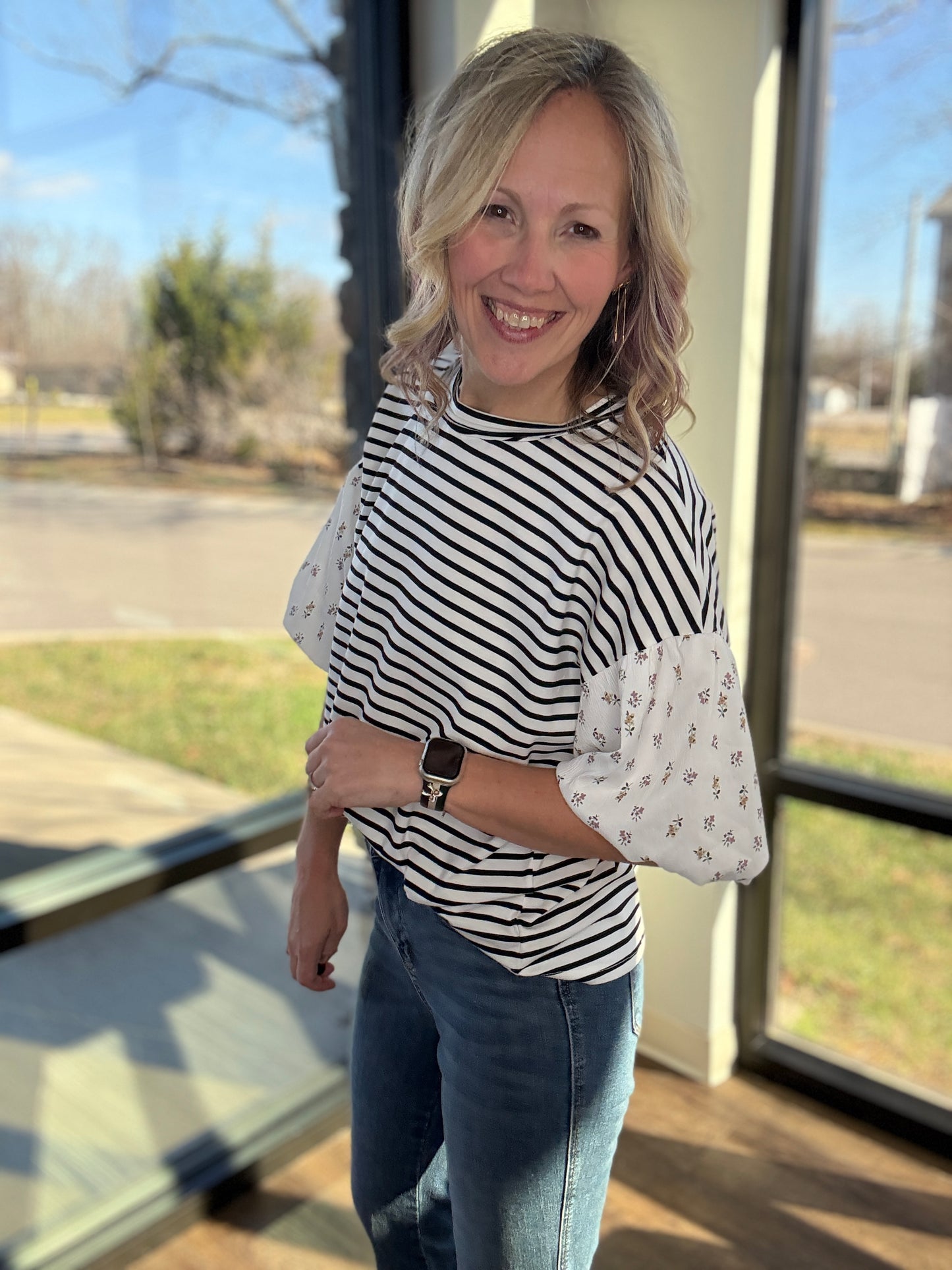 Spring Patchwork Top