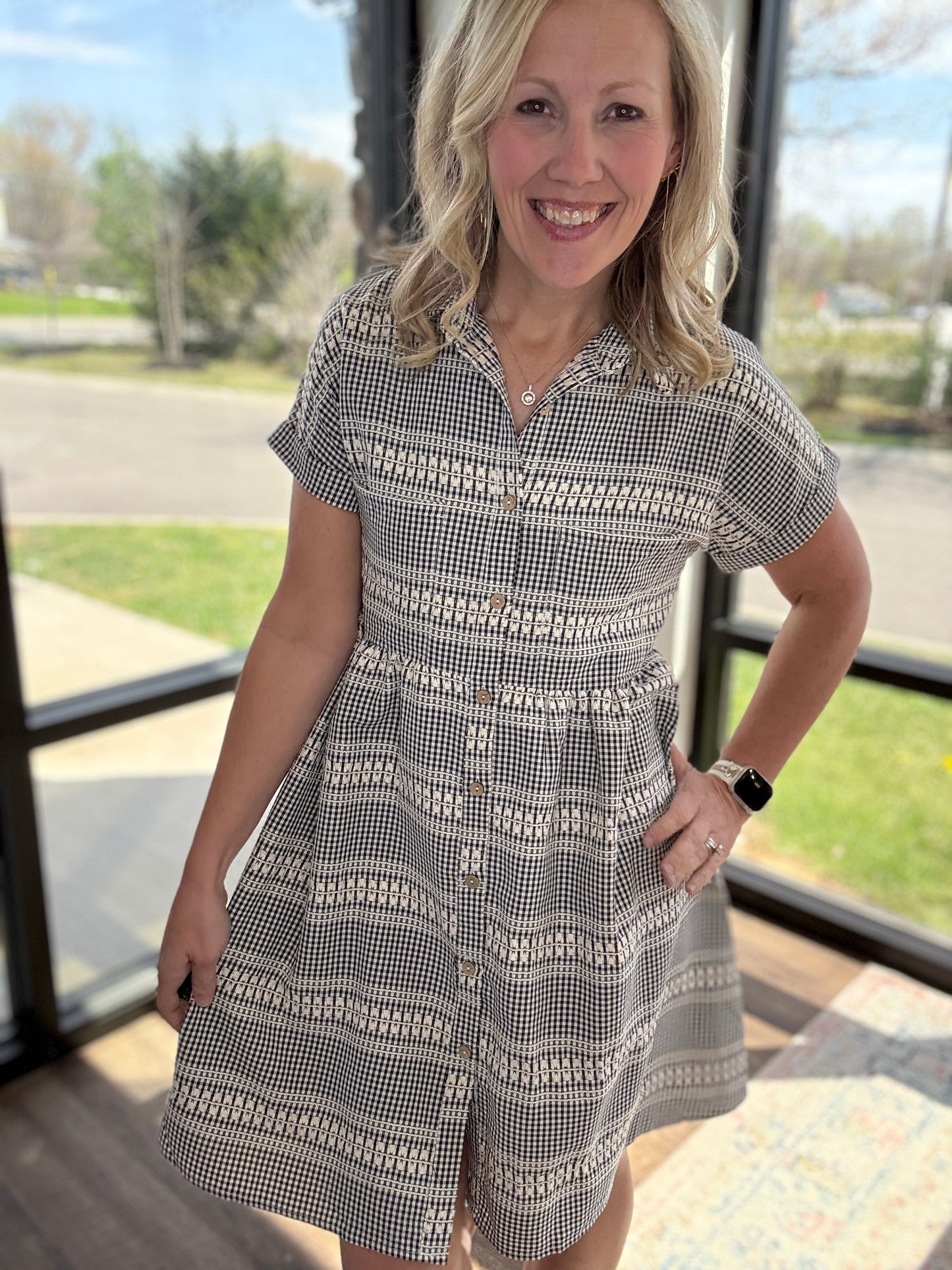 The Gingham Check Dress