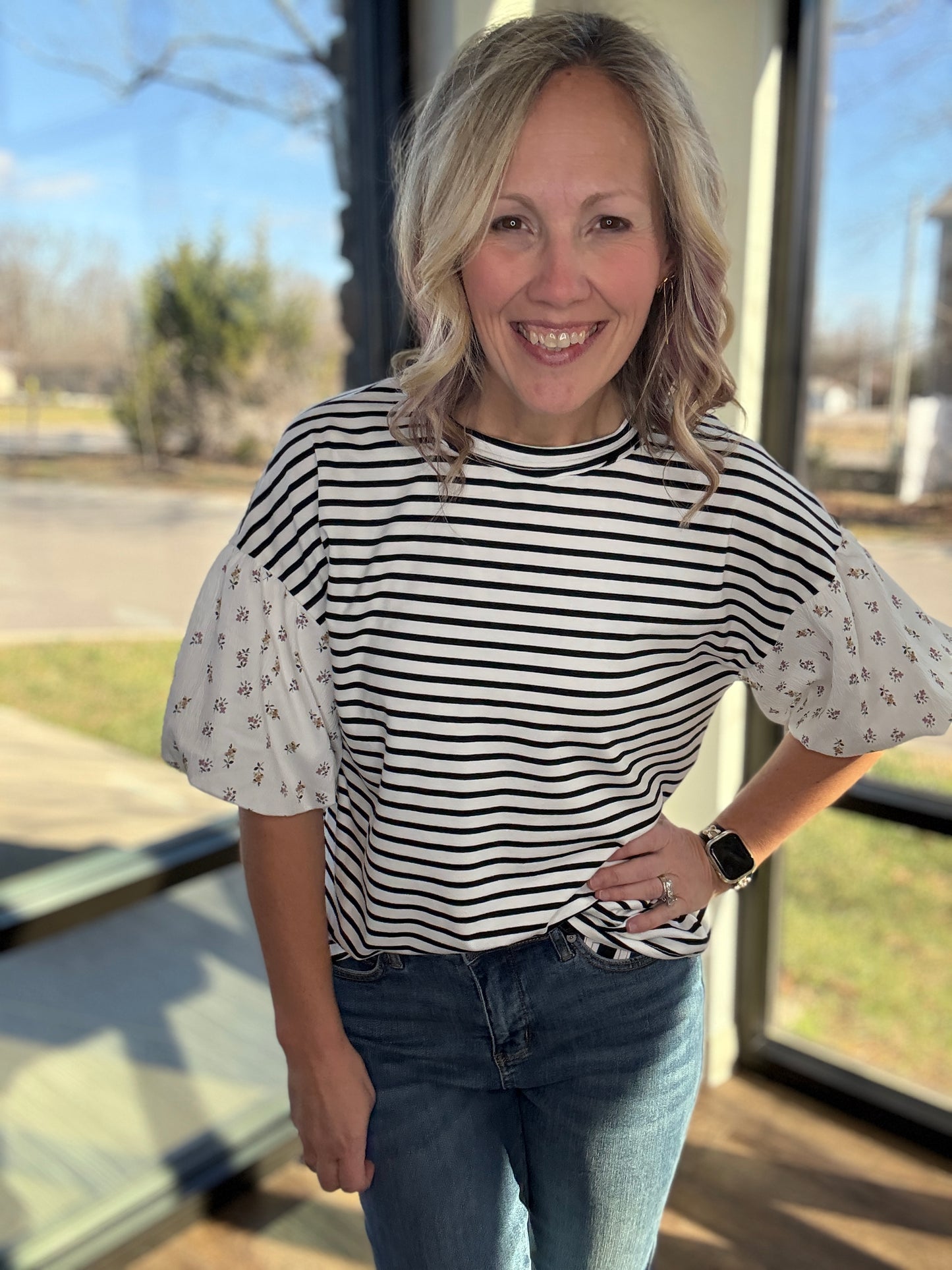 Spring Patchwork Top