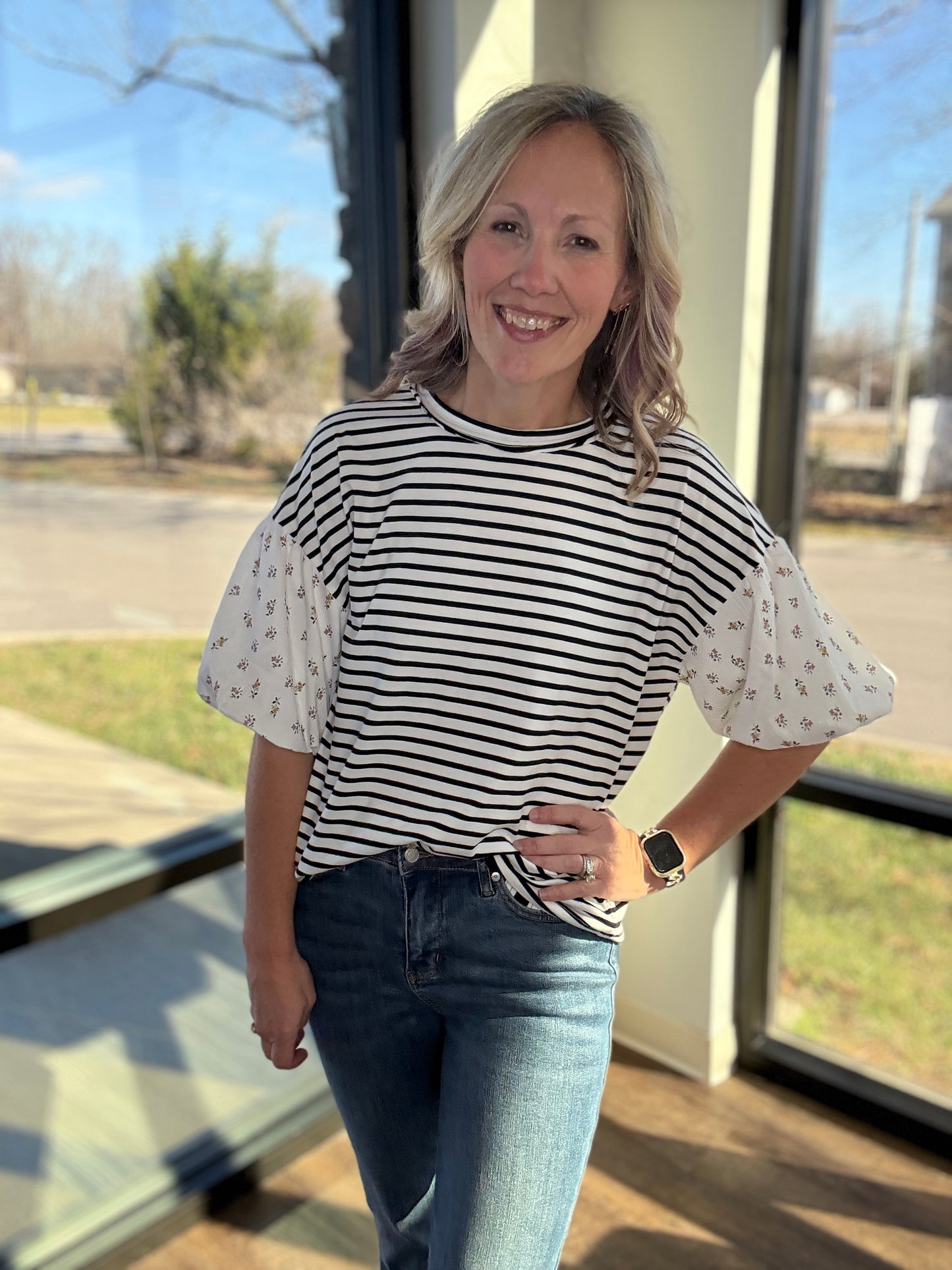 Spring Patchwork Top