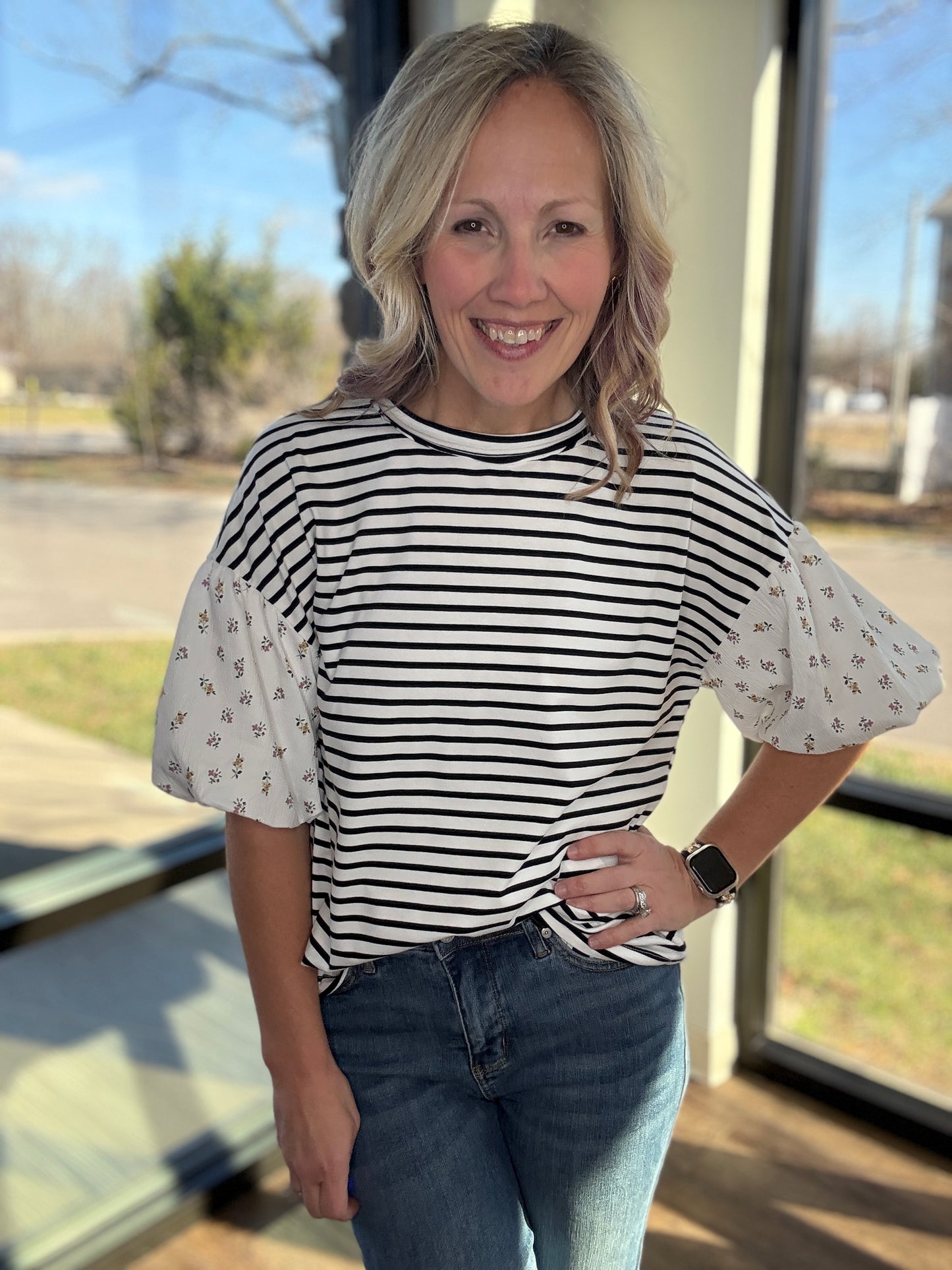 Spring Patchwork Top