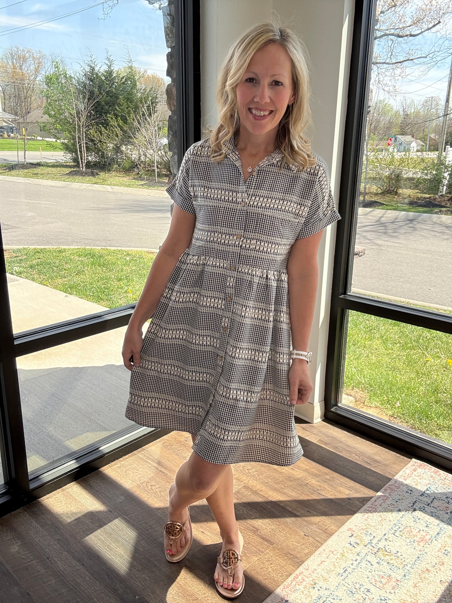 The Gingham Check Dress