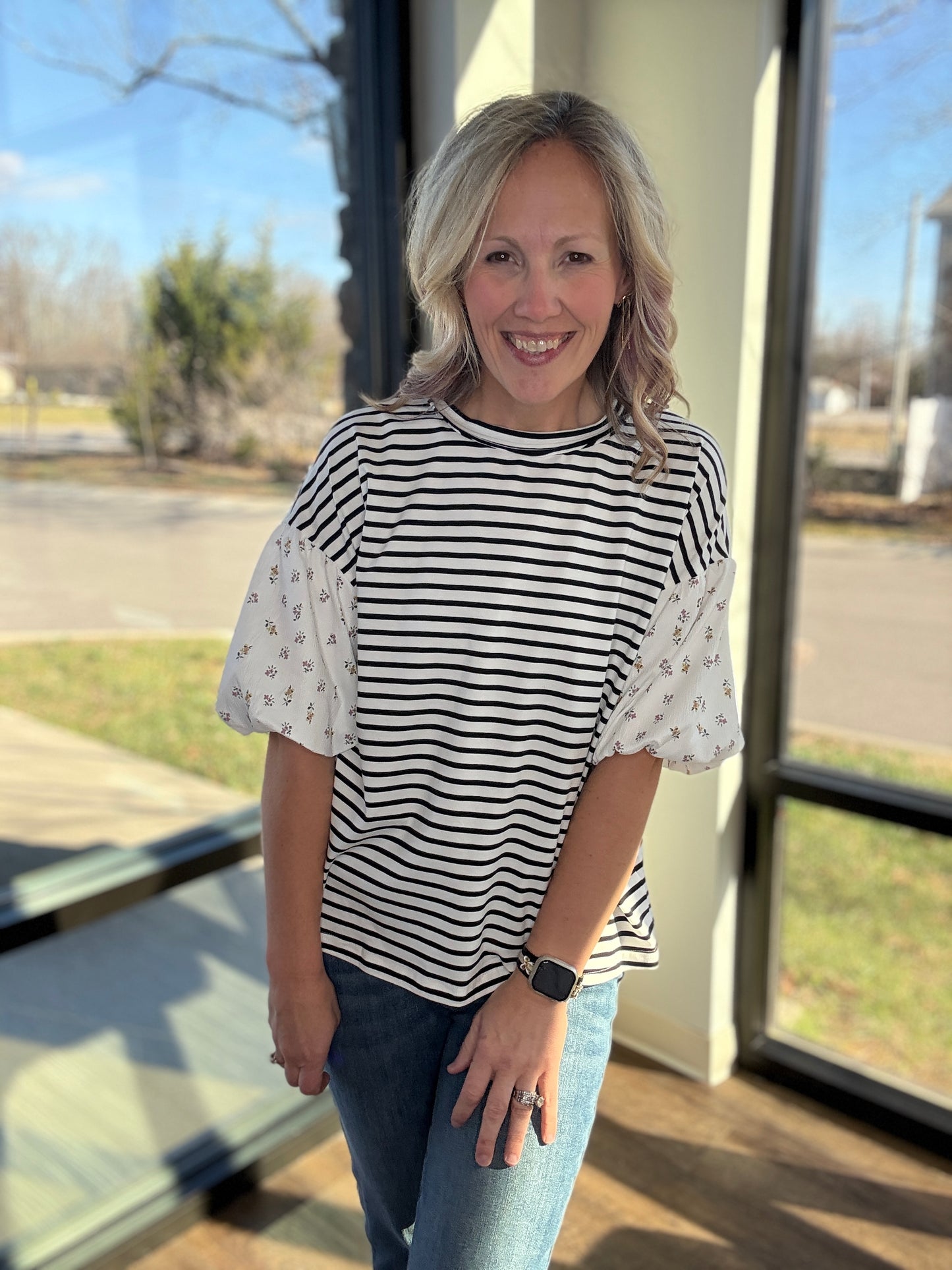 Spring Patchwork Top