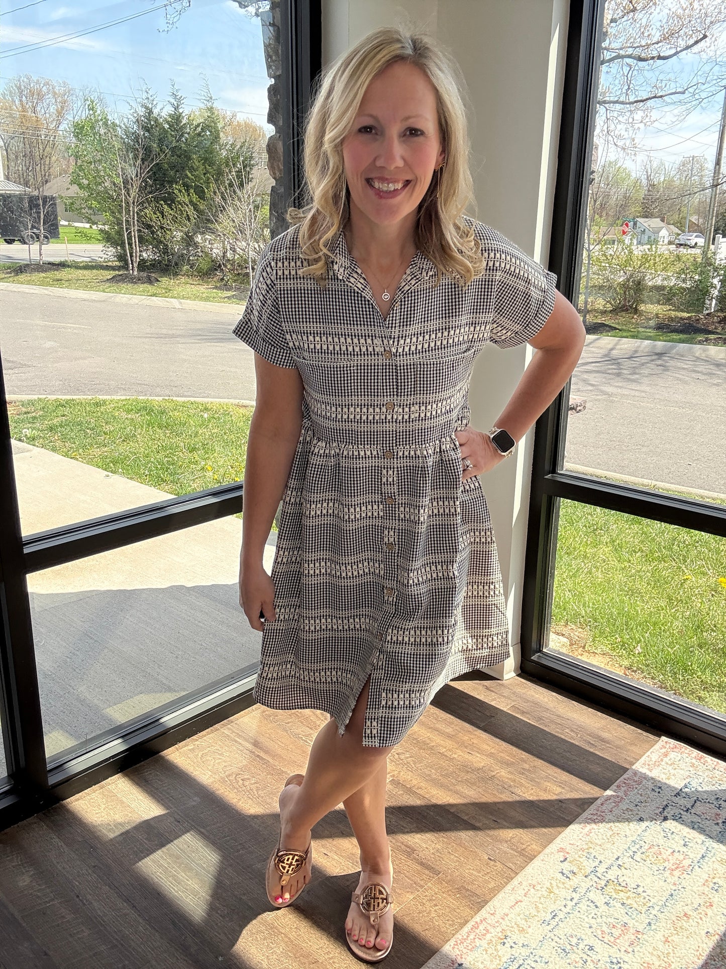 The Gingham Check Dress