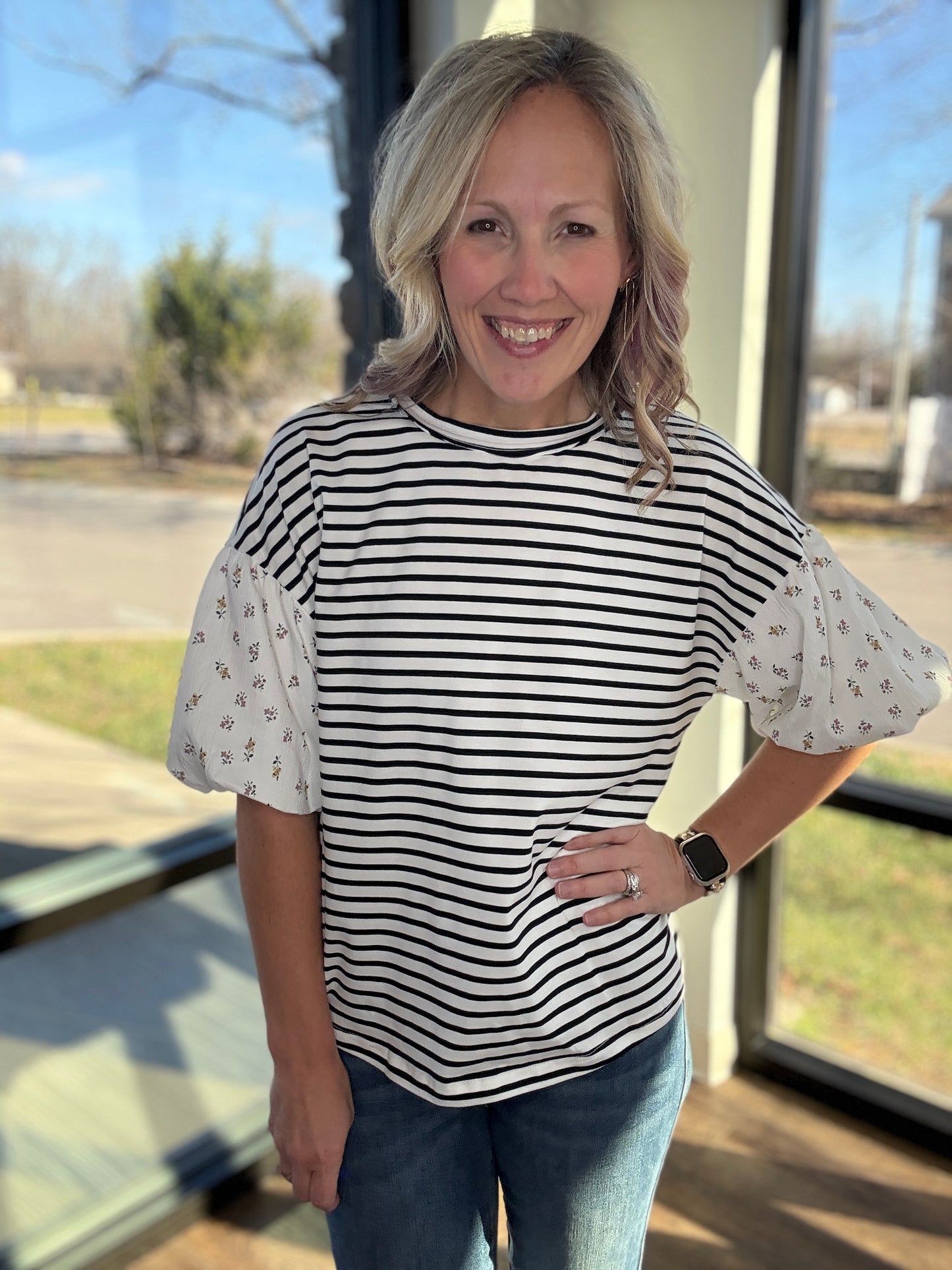 Spring Patchwork Top