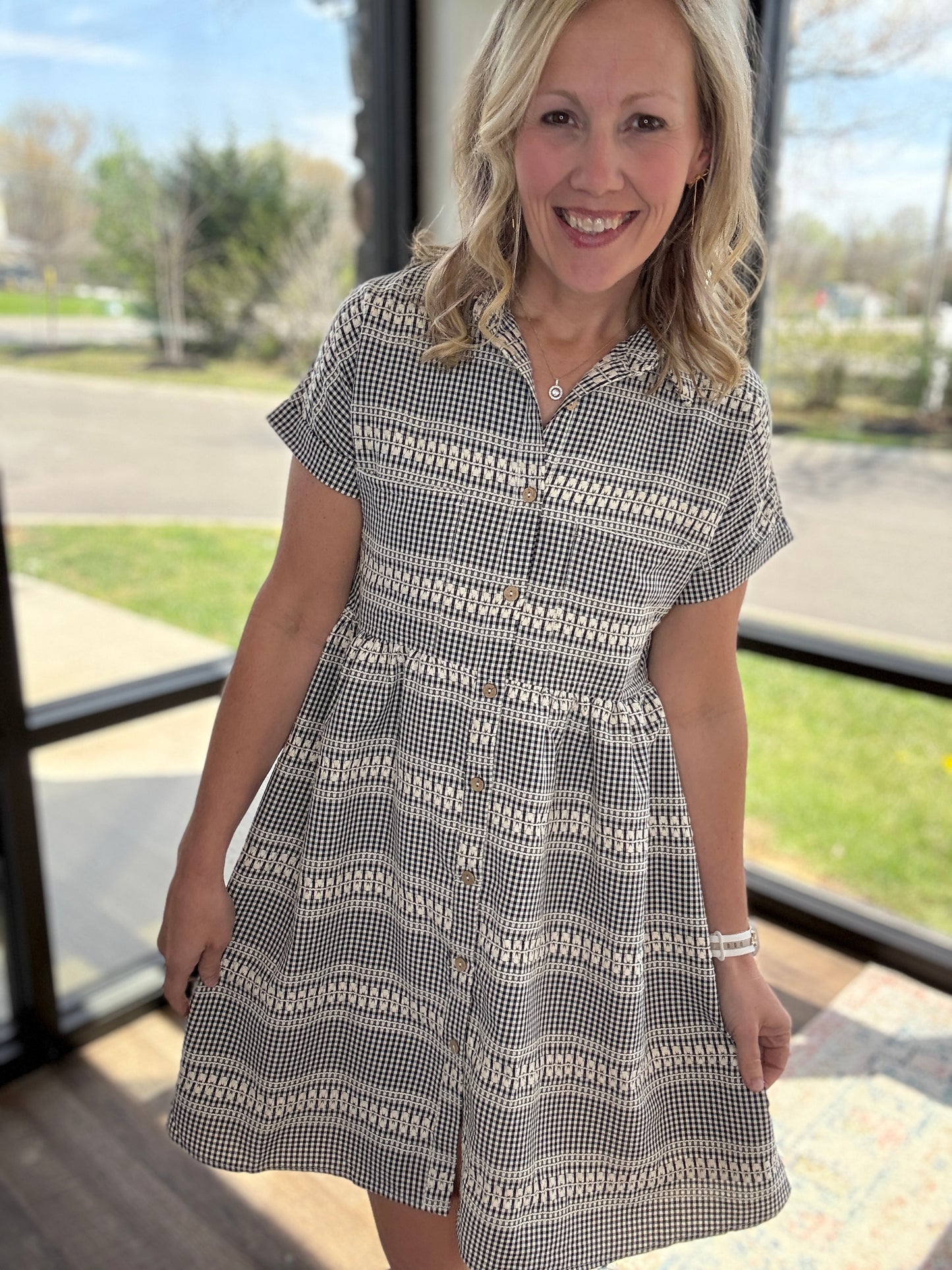 The Gingham Check Dress