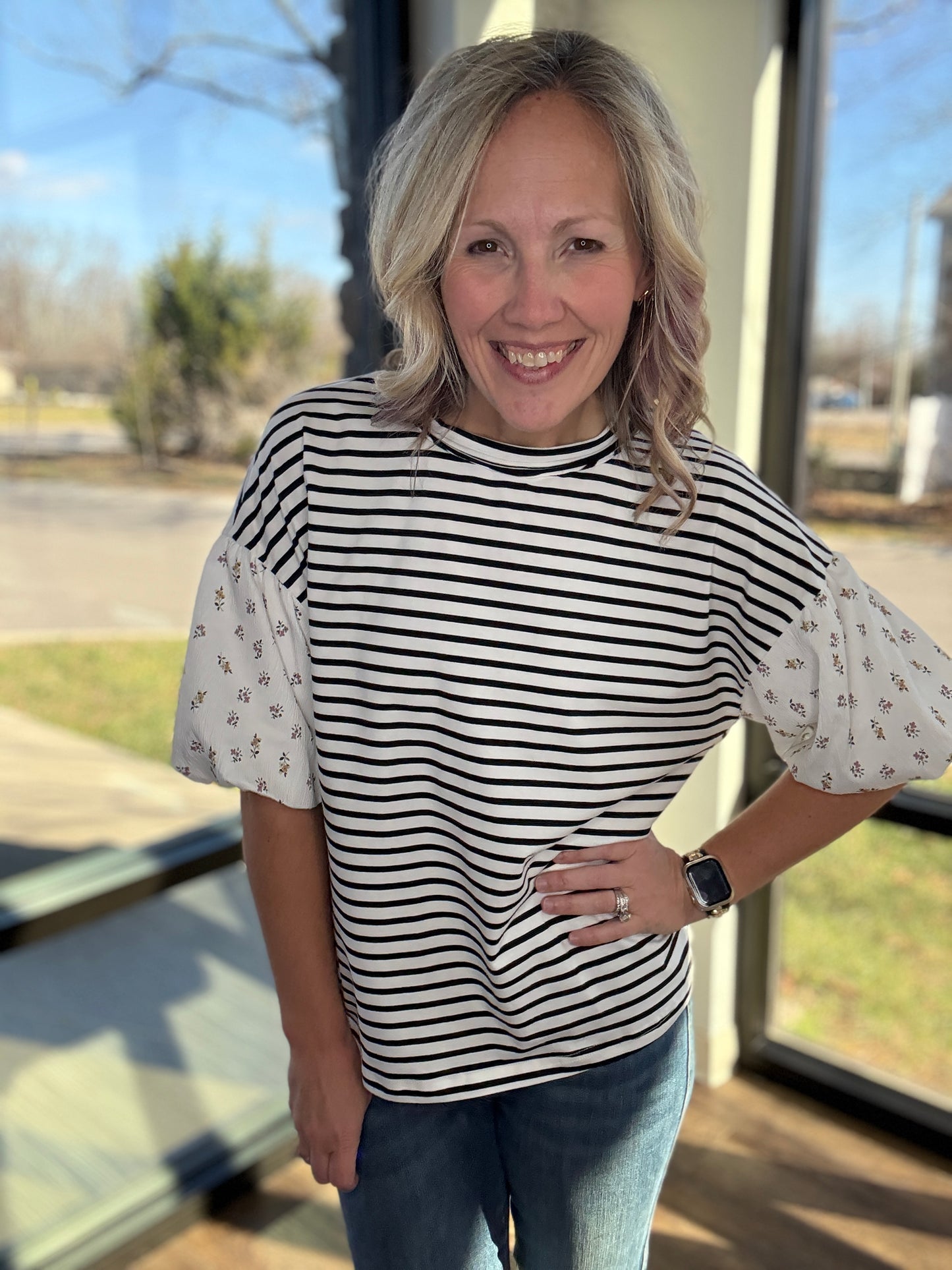 Spring Patchwork Top