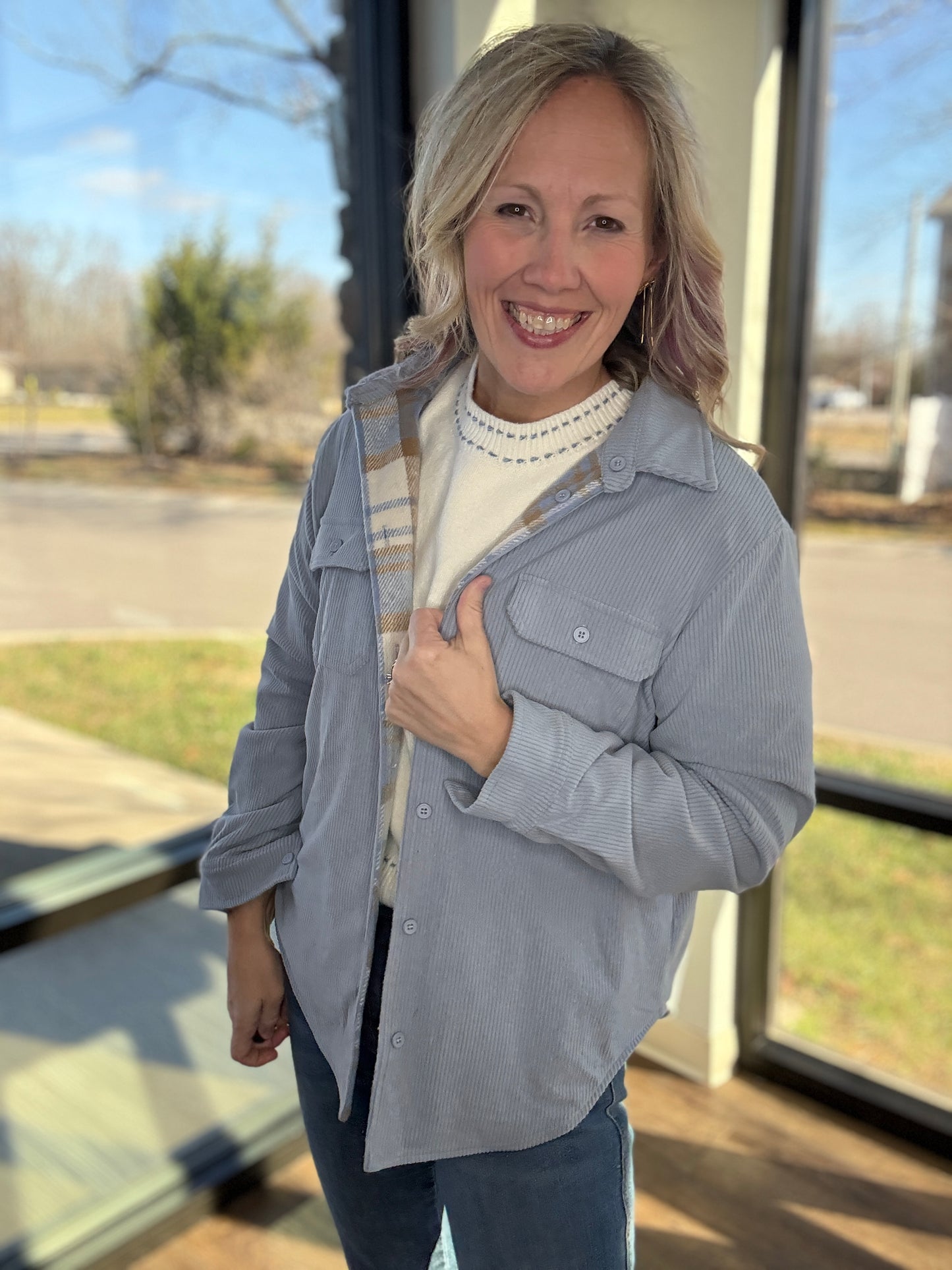 ❄️Blue Ridge Shacket