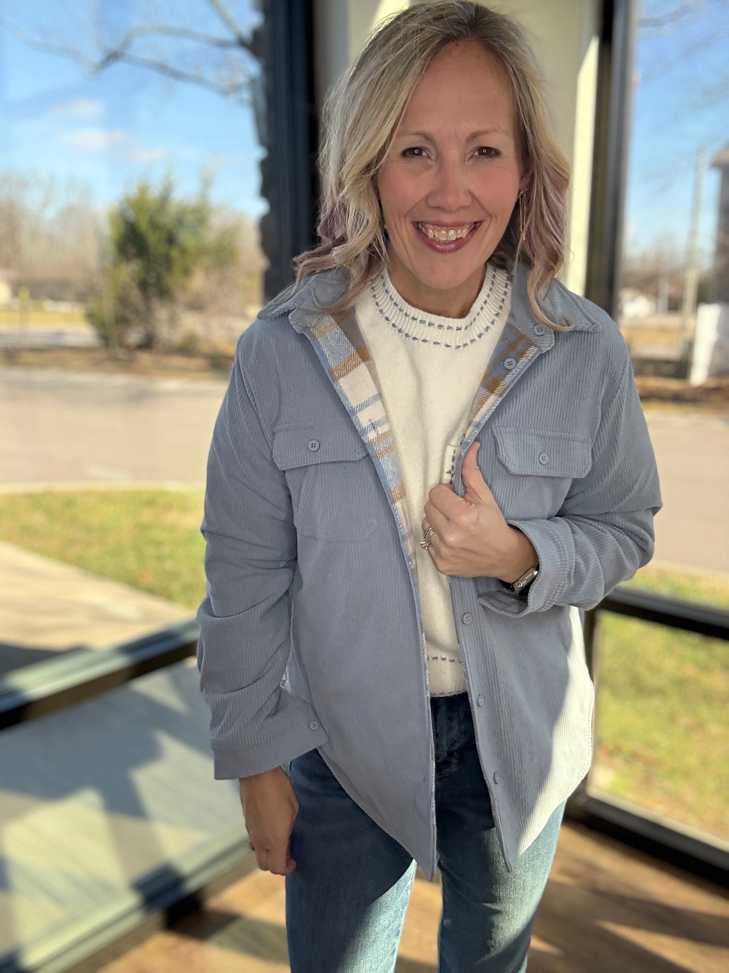 ❄️Blue Ridge Shacket