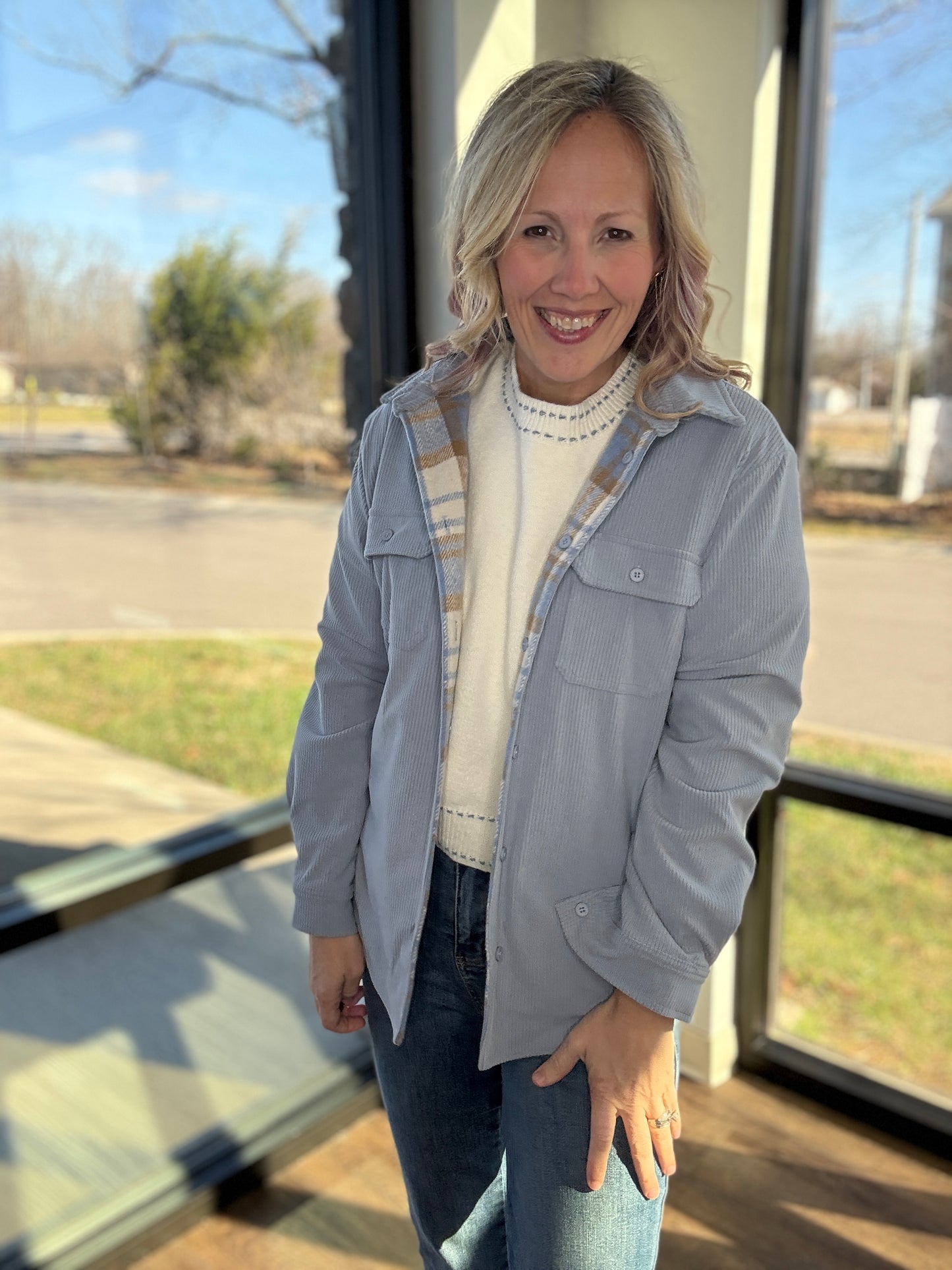 ❄️Blue Ridge Shacket