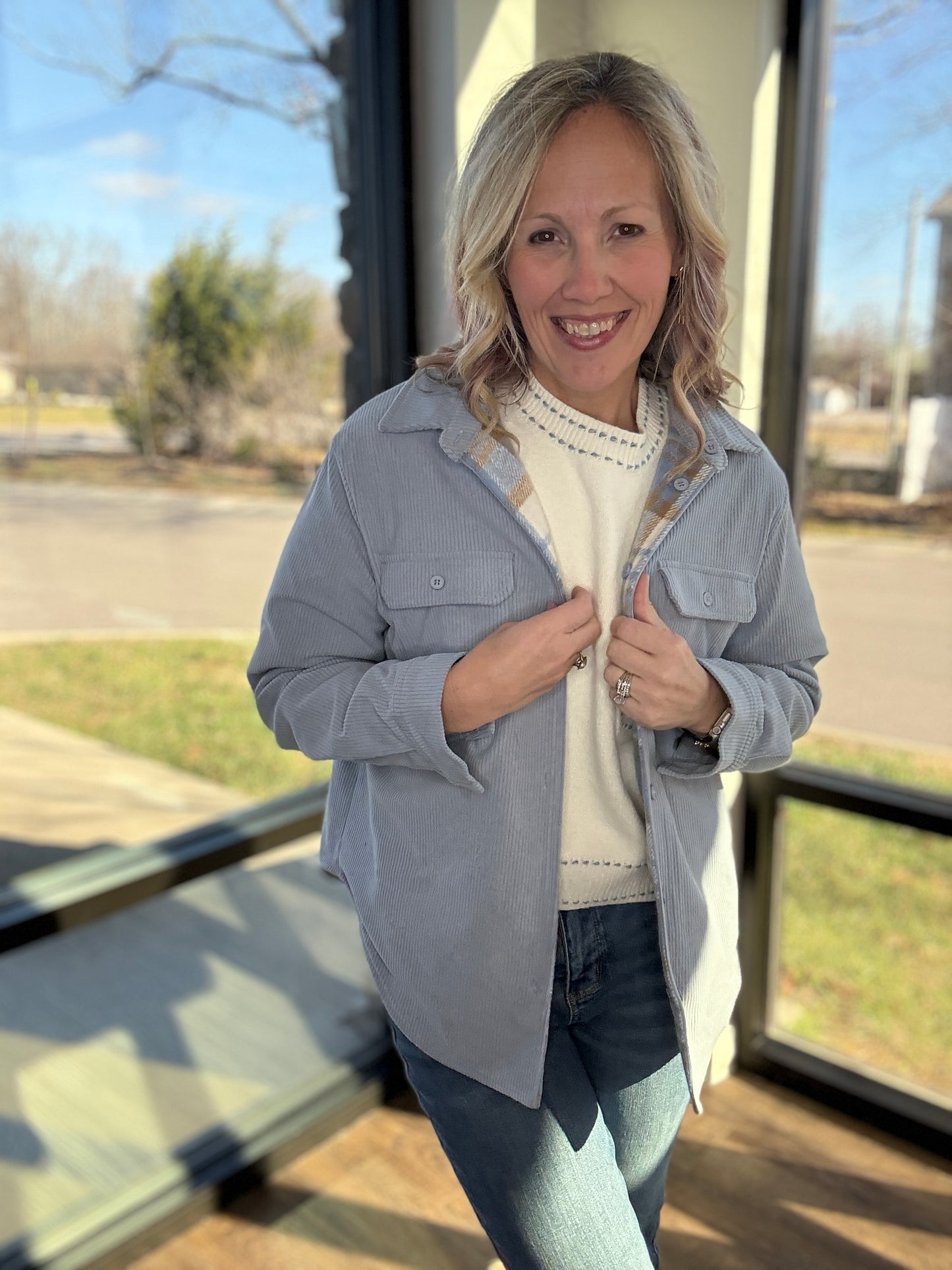 ❄️Blue Ridge Shacket