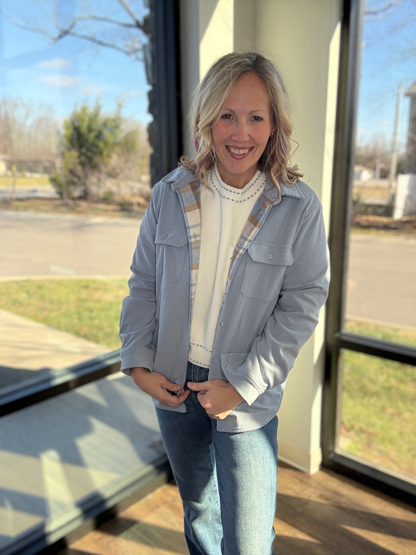 ❄️Blue Ridge Shacket