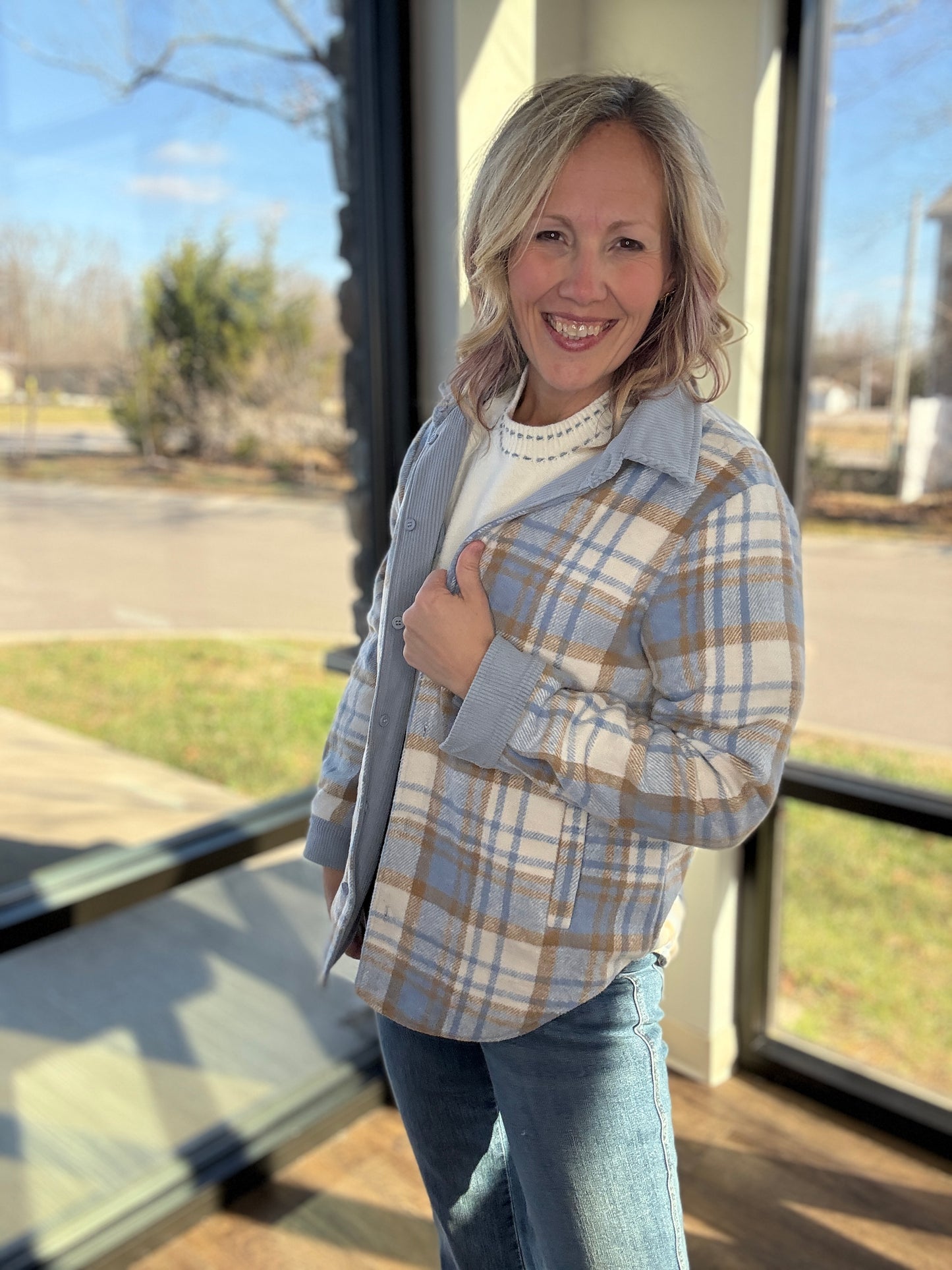 ❄️Blue Ridge Shacket