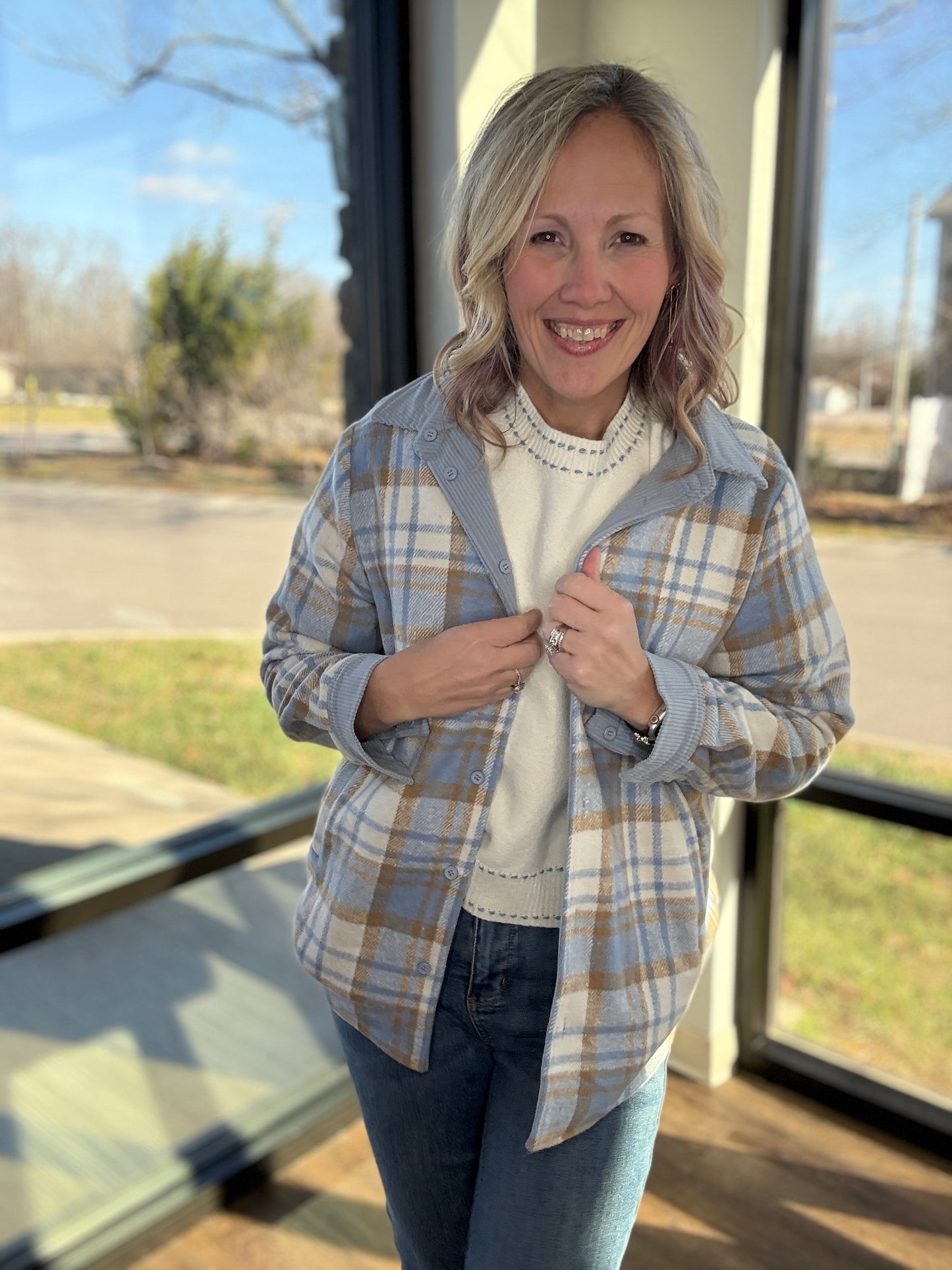 ❄️Blue Ridge Shacket