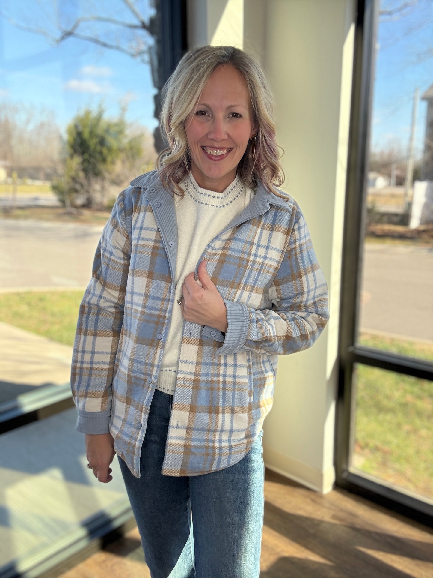 ❄️Blue Ridge Shacket