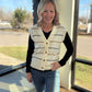 Frosted Horizon Sweater Vest