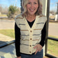 Frosted Horizon Sweater Vest