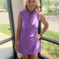 Vivid Purple Active Dress