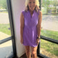 Vivid Purple Active Dress