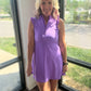 Vivid Purple Active Dress