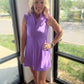 Vivid Purple Active Dress