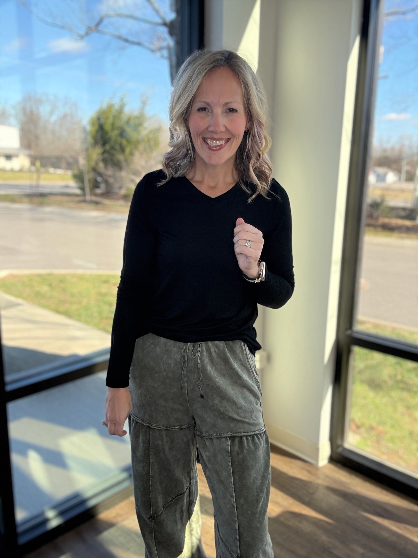 Easy Days Pants-Olive