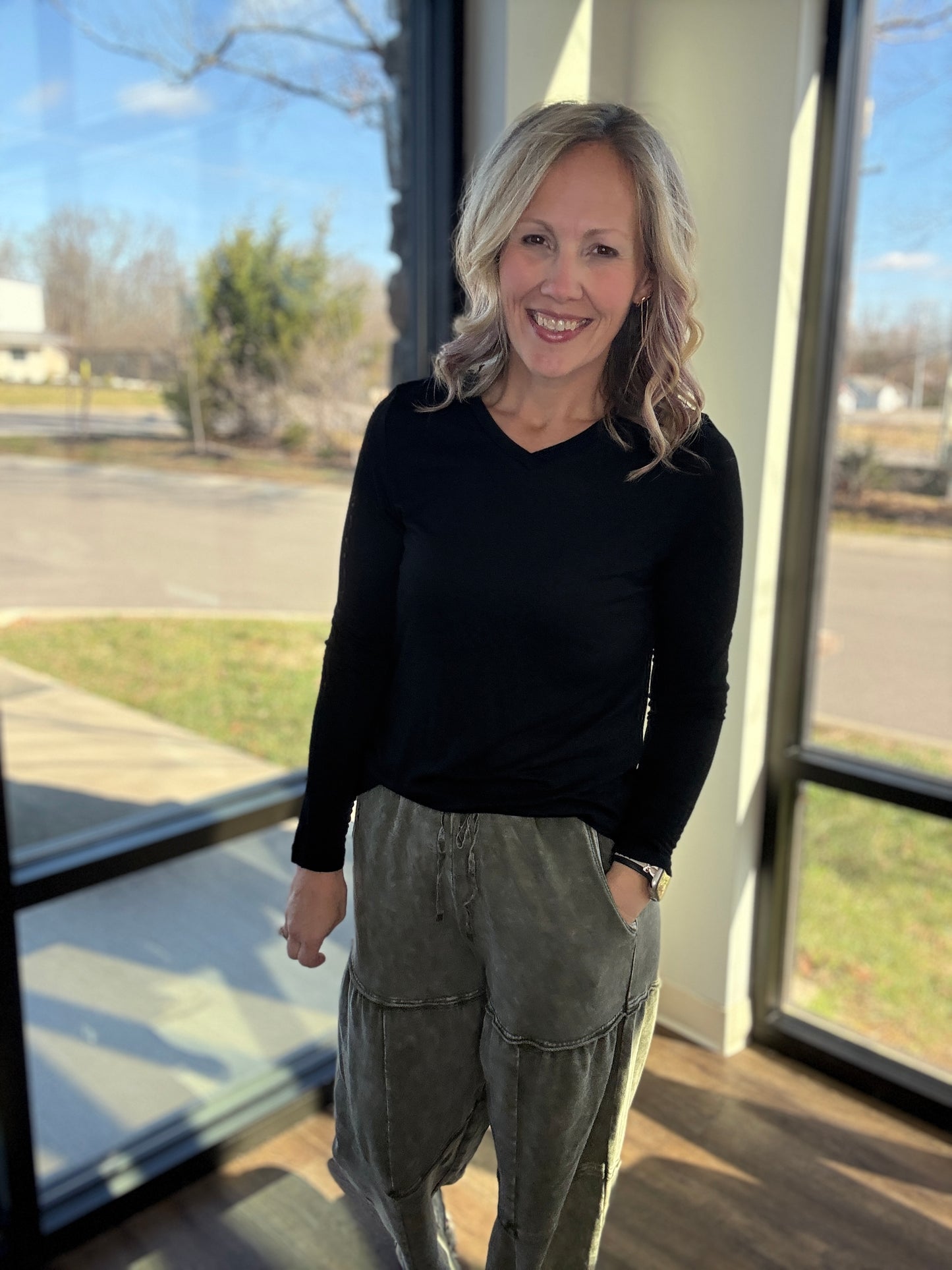Easy Days Pants-Olive