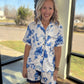 Blue Blossom PJ Set