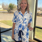 Blue Blossom PJ Set