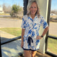 Blue Blossom PJ Set