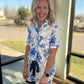 Blue Blossom PJ Set