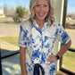 Blue Blossom PJ Set