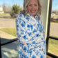 Blue Blossom Robe
