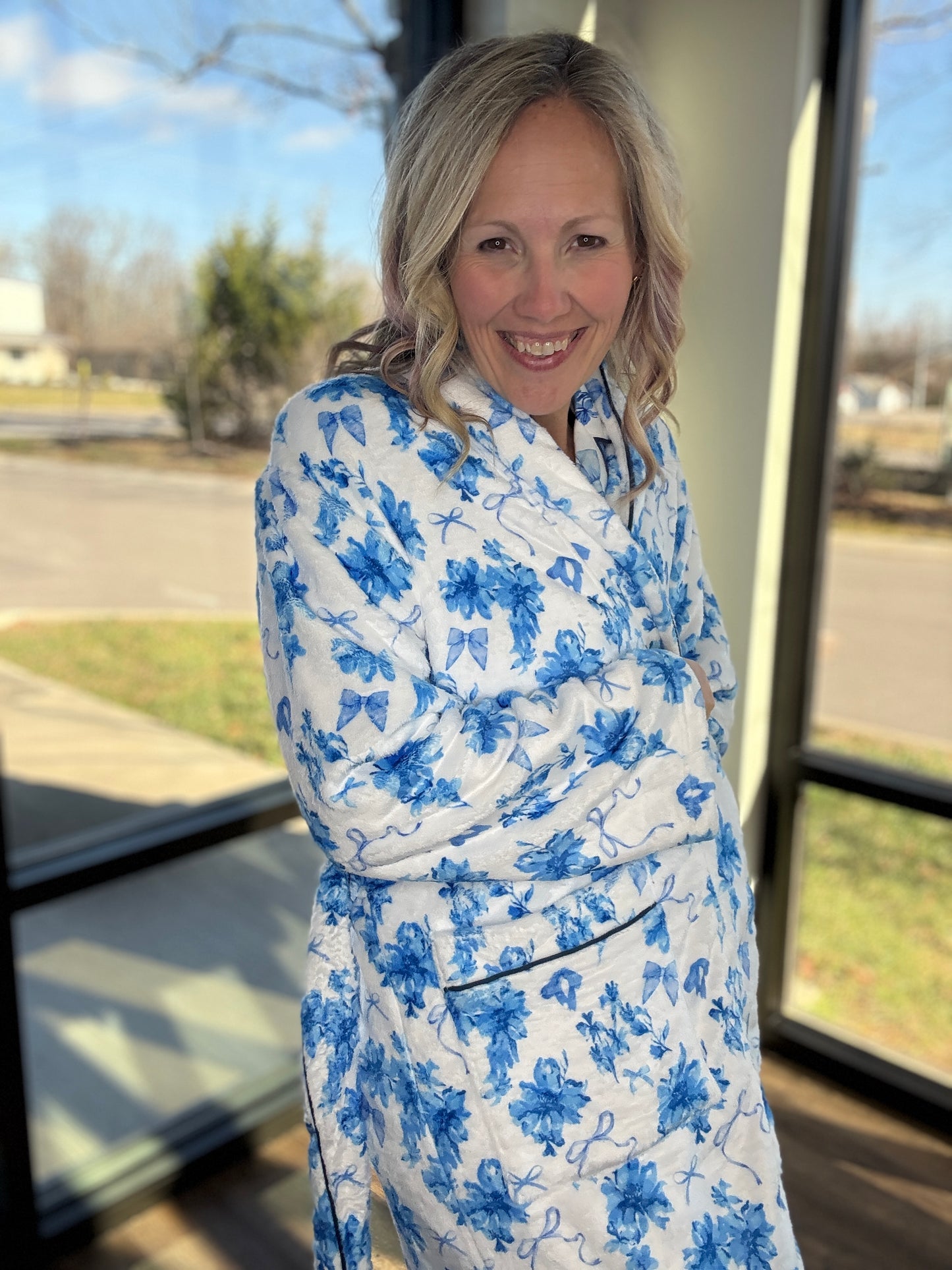 Blue Blossom PJ Set