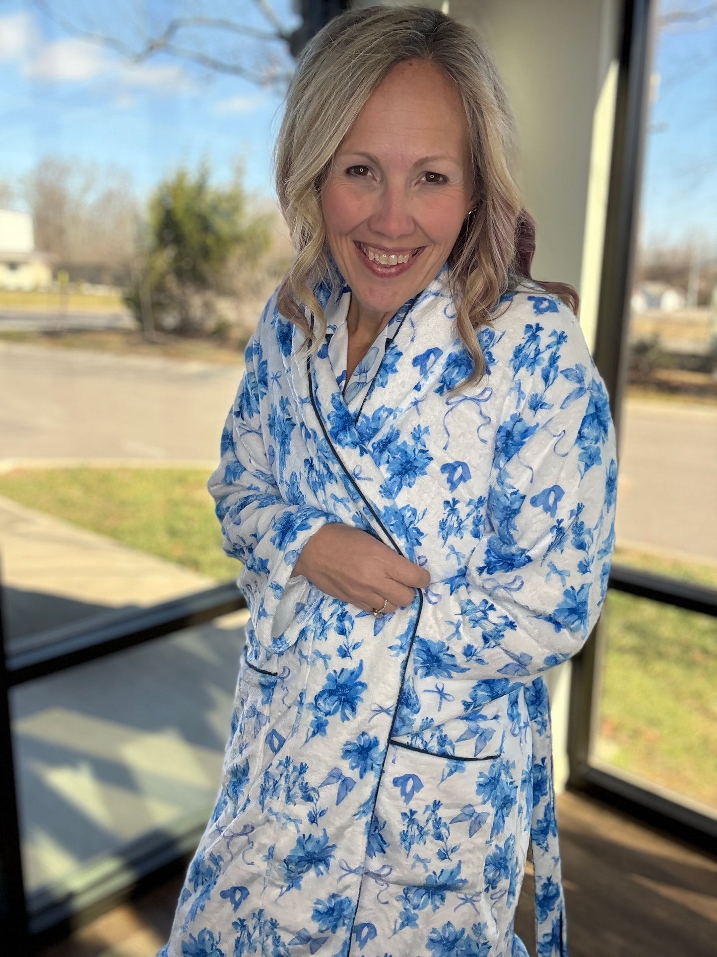 Blue Blossom PJ Set