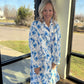 Blue Blossom Robe