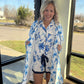 Blue Blossom Robe
